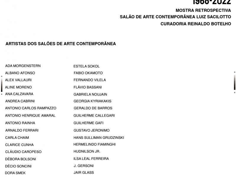 RELAÇÃO DE ARTISTAS 1