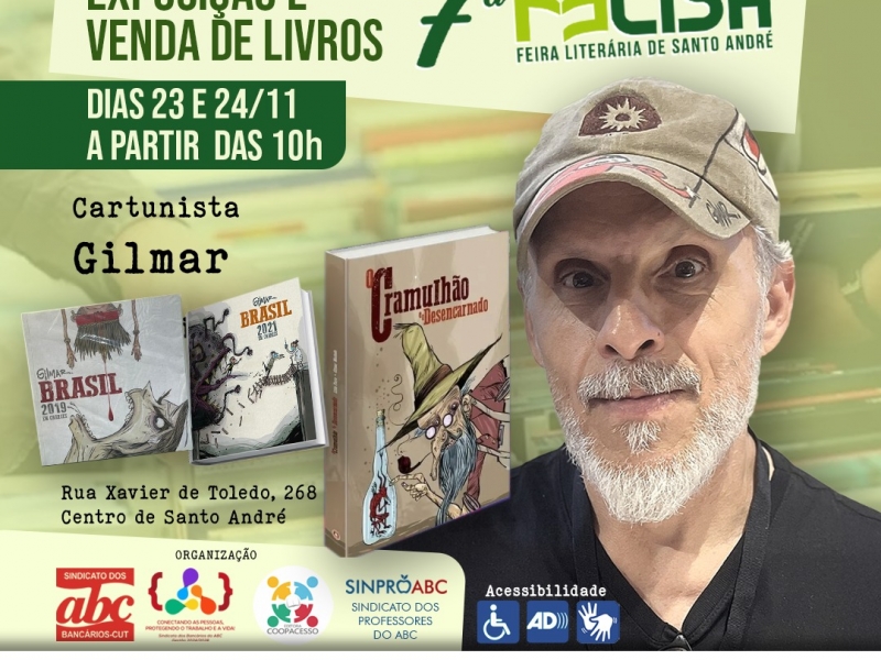 Felisa, Feira Literária de Santo André, dias 22, 23 e 24 de novmebro