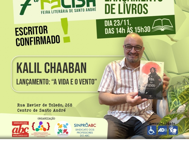 Felisa, Feira Literária de Santo André, dias 22, 23 e 24 de novembro